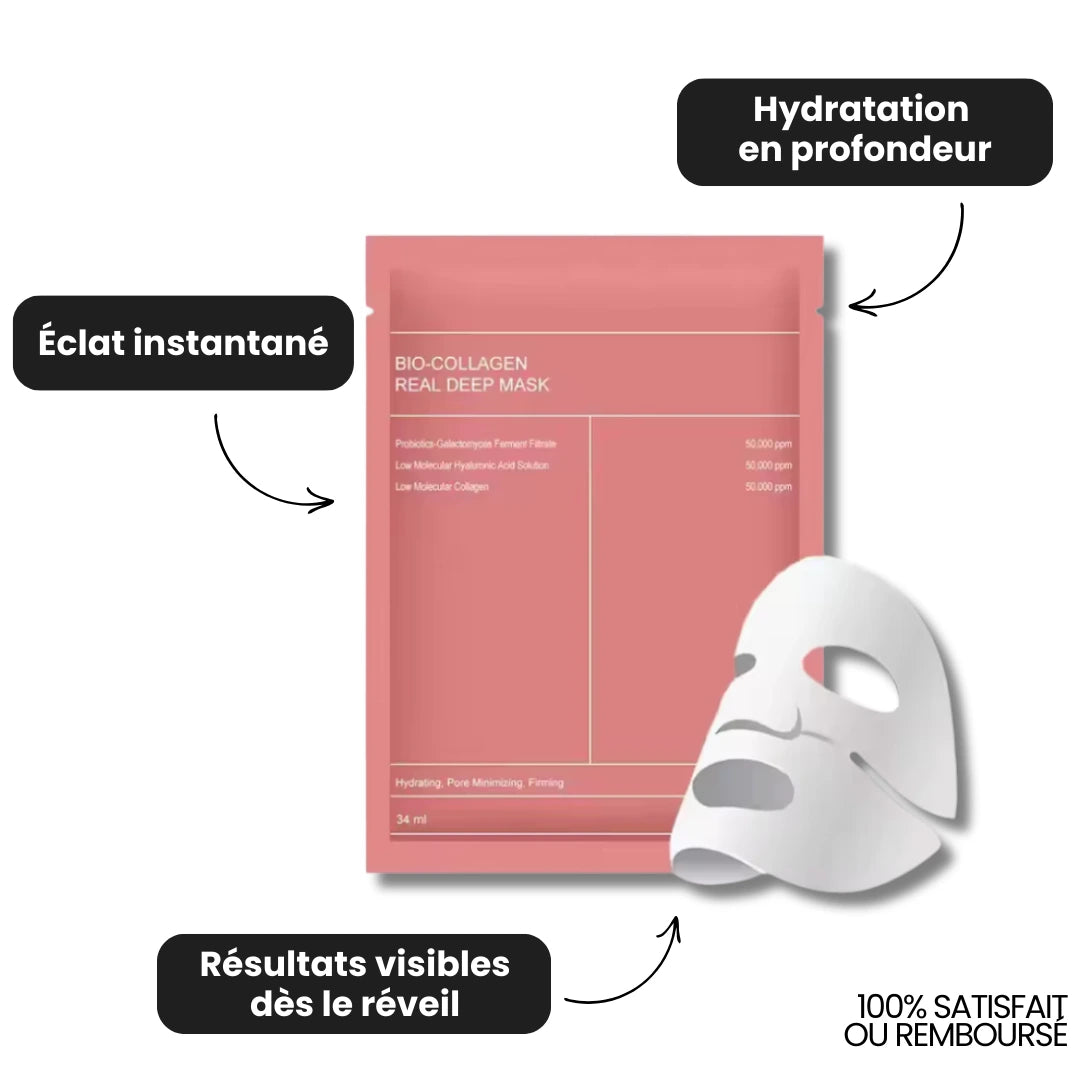 Masque de Nuit au Collagène (lot de 5)