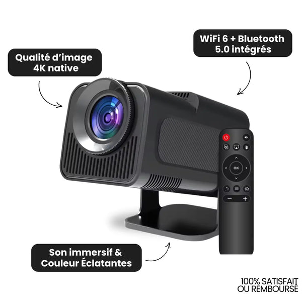 Projecteur 4K cinéma portable