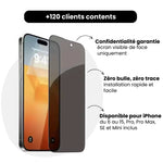 Protecteur d’écran anti-espion pour iPhone (lot de 2)
