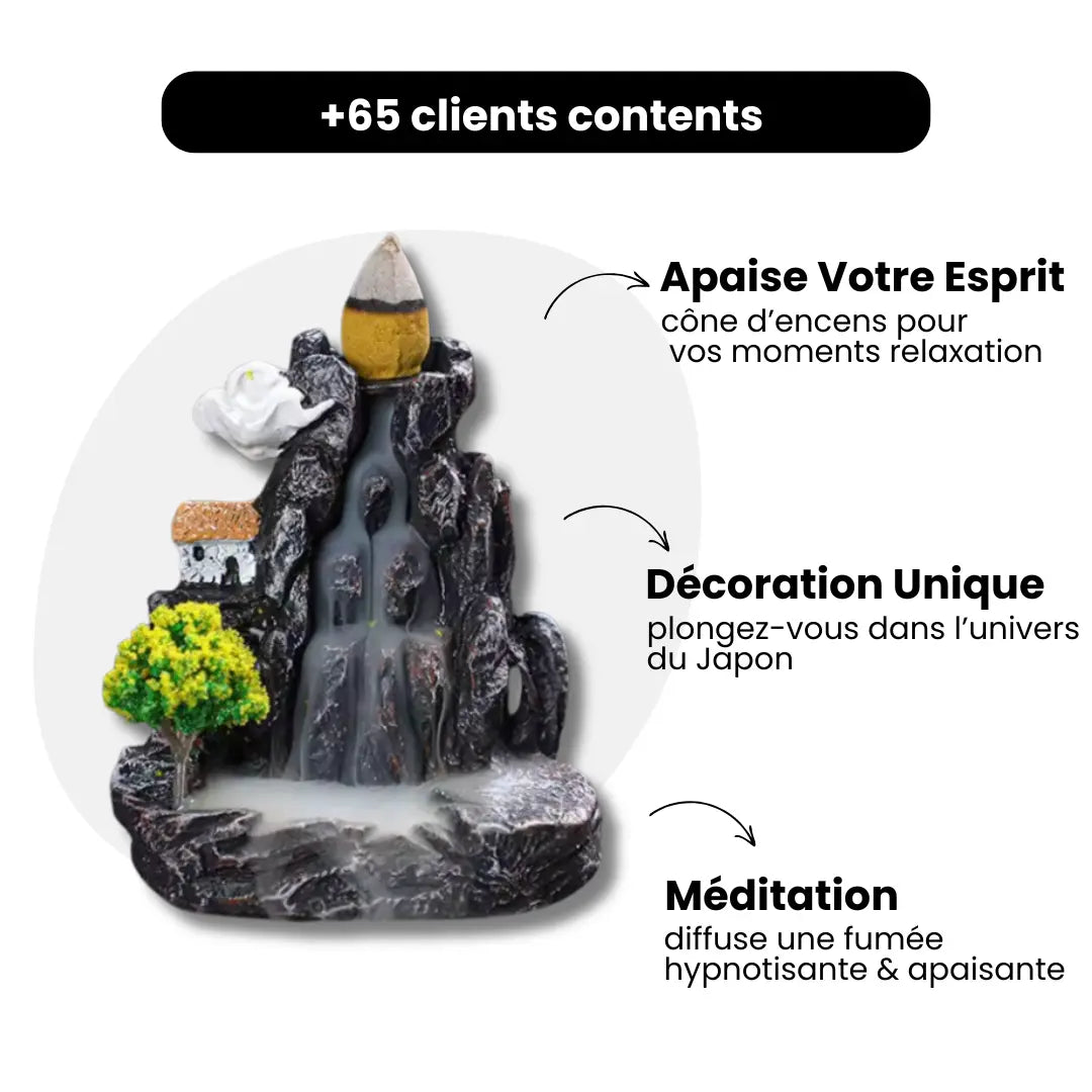 Cascade à encens zen