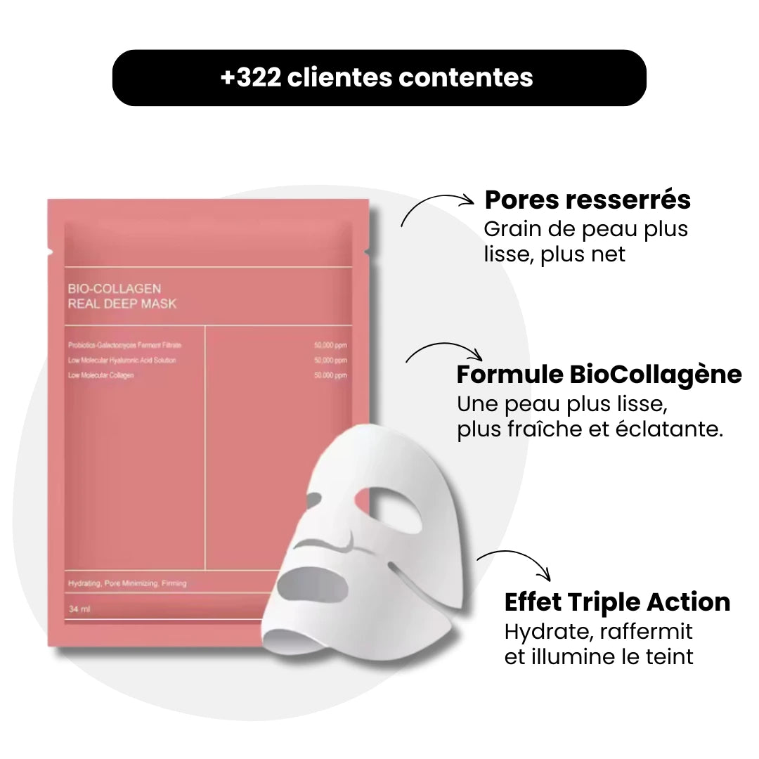 Masque de Nuit au Collagène (lot de 5)