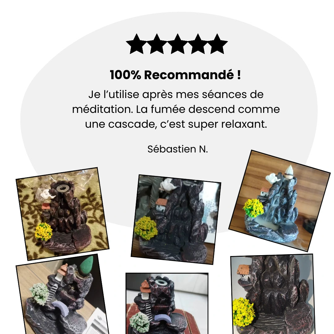 Cascade à encens zen