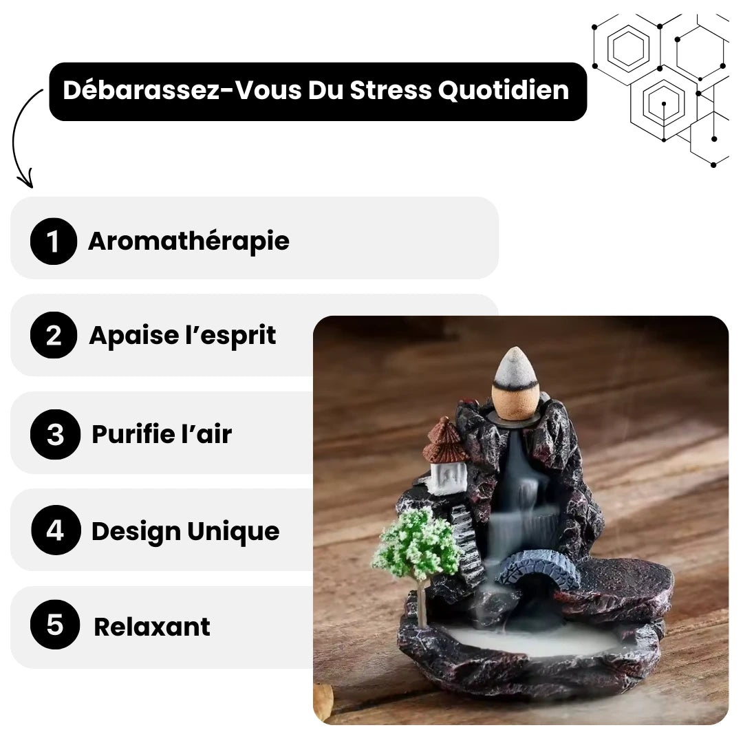 Cascade à encens zen