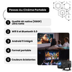 Projecteur 4K cinéma portable