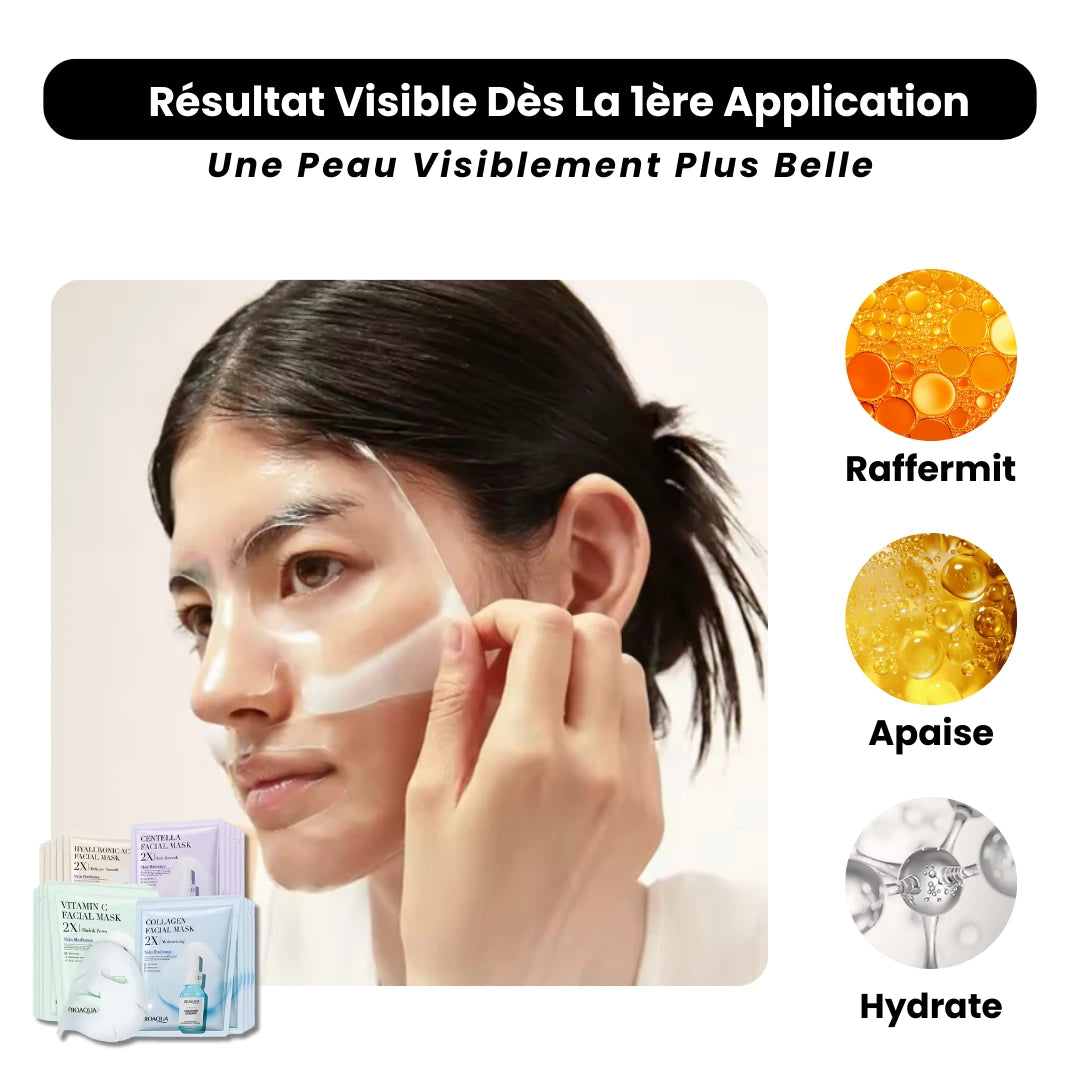 Masques Visage Hydratation Intense (Pack de 20)