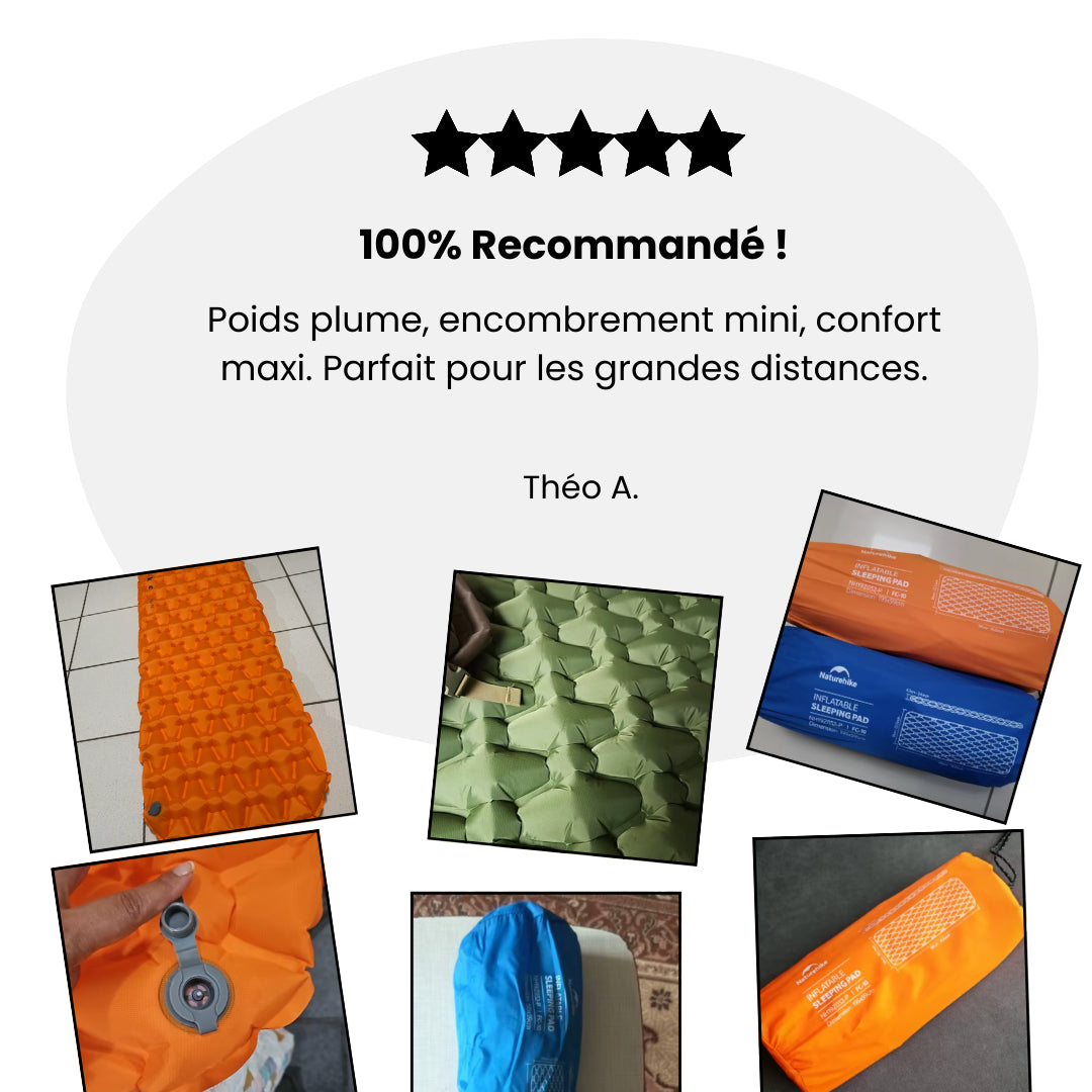 Matelas camping confort premium